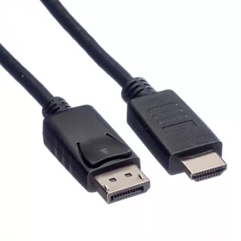 ROLINE - Adapterkabel - DisplayPort männlich zu HDMI männlich - 4.5 m - abgeschirmt - Schwarz (11.04.5783)