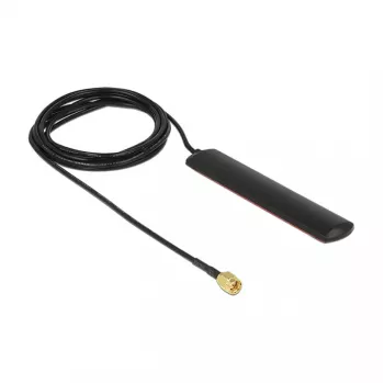 DeLOCK 89491 iekštelpu visvirziena antena GSM/UMTS/LTE/WLAN 2,4 GHz SMA