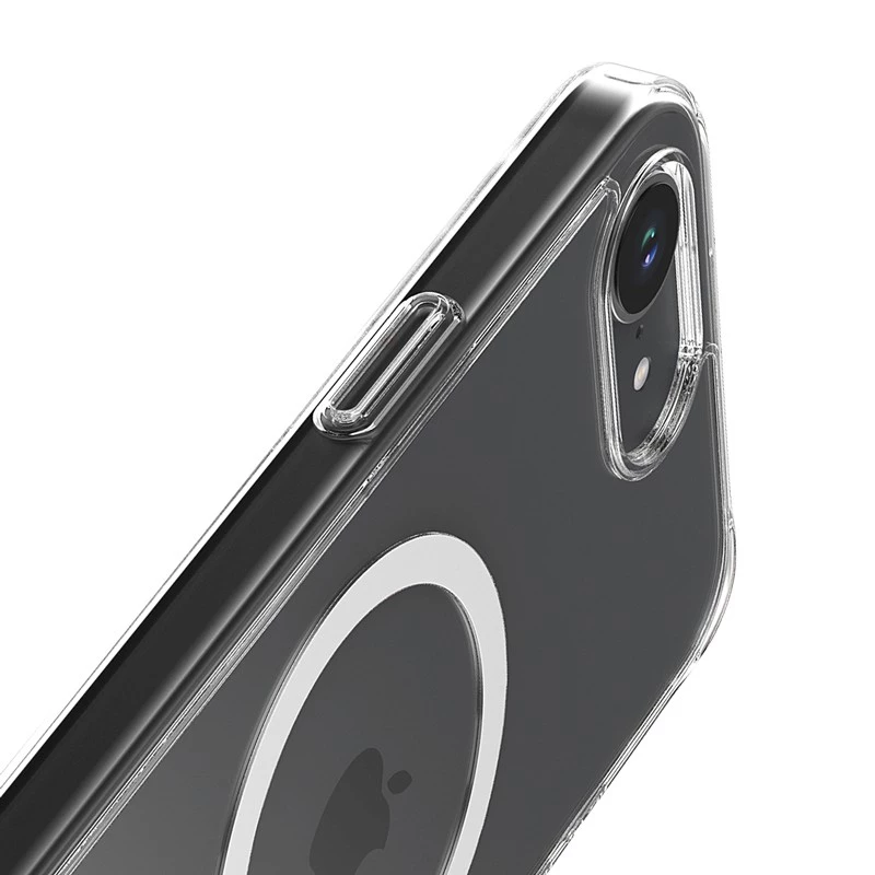 Crong caurspīdīgs MagSafe maciņš iPhone 16e — dzidra aizsargčaula, saderīga ar MagSafe