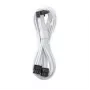 CableMod C-Series Pro Connection Cable - Variant A, 90°, 16-Pin uz 2x8-Pin PCIe, balts