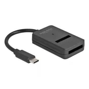 DeLOCK Kombinētais pārveidotājs M.2 NVMe PCIe SATA SSD USB Type-C 10 Gbps