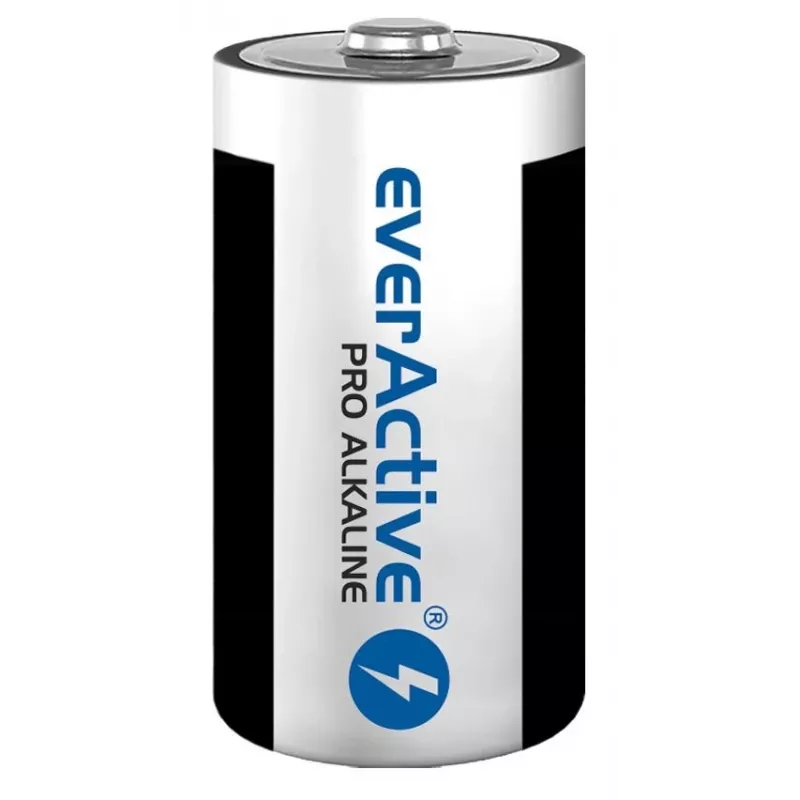 Alkaline baterijas everActive Pro Alkaline LR20 D - blister kartīte 2 gab.