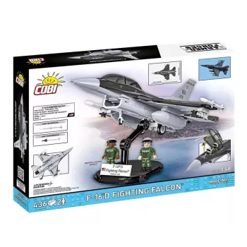 Būvkomplekts Cobi F-16D Fighting Falcon, 436 detaļas