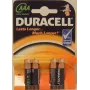 Duracell AAA/LR03 sārmainās baterijas Basic MN2400, 4 gab.