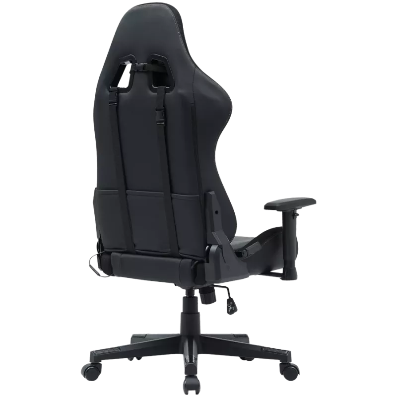 Spēļu krēsls CANYON Irida RGBCH03 melns ergonomisks, regulējami roku balsti, atpakaļ nolaižama atzveltne