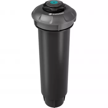 Pop-up sprinkleris MD80 melns pelēks, izsmidzināšanas attālums 3,5–5 metri