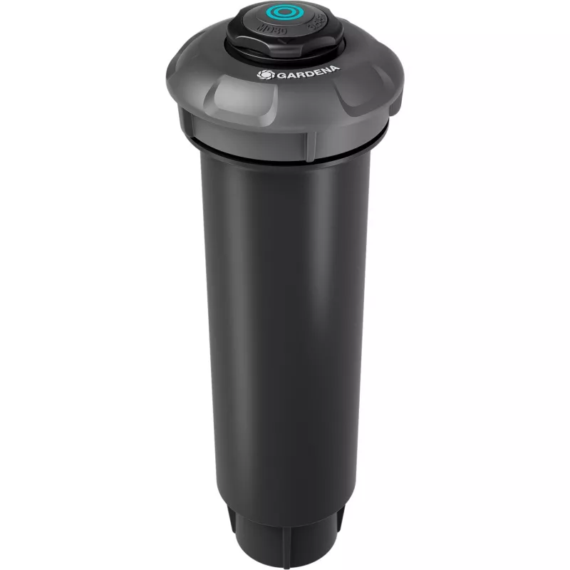 Pop-up sprinkleris MD80 melns pelēks, izsmidzināšanas attālums 3,5–5 metri