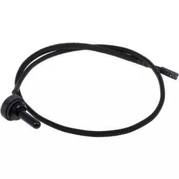 Alphacool Eiszapfen temperatūras sensors Plug G1/4 - šķidruma dzesēšanas sistēmai - Deep Black - 50 cm