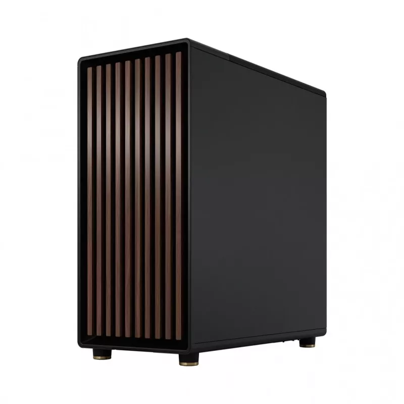 Fractal Design North Midi Tower Black - datora korpuss ar koka priekšpusi