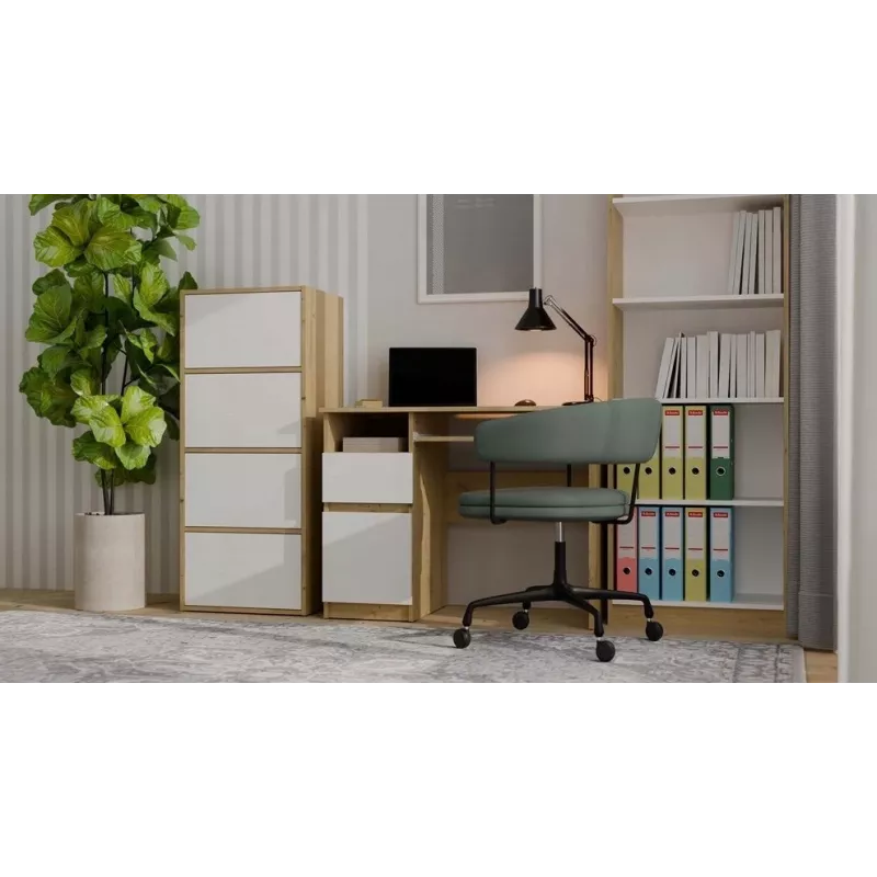 ALMA kumode artisan ozols/balts