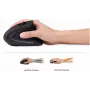 Perixx PERIMICE-713 L, ergonomiska vertikāla pele kreilim, melna