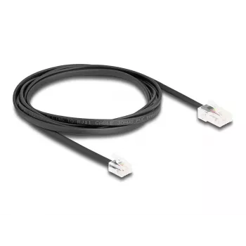 Telefona kabelis DeLOCK 88036 RJ45 uz RJ11 2m Melns