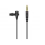 Lavaljē mikrofons Sennheiser XS LAV MOBILE, klipsējams, kondensatora, omnidirekcionāls, 2 m kabelis, 3,5 mm, 50–18000 Hz, 19 g, melns