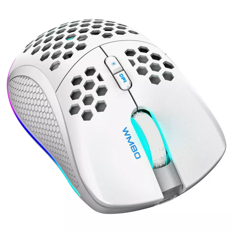 Datorpele Deltaco GAM-120-W RF Bezvadu USB Type-C