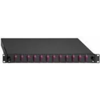 Optisko šķiedru sadales panelis Rutenbeck 2280305240 SC Duplex MM 24 porti 1U 48,3 cm