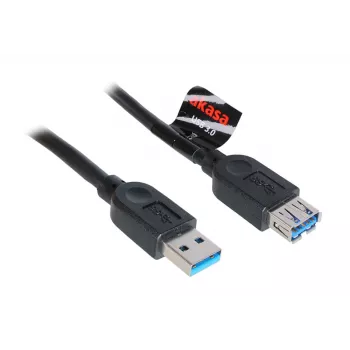USB 3.0 pagarinātājkabelis Akasa AK-CBUB02-15BK 1,5m Melns