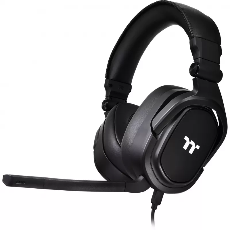 Tt eSPORTS Argent H5 - Austiņas - Pāri ausīm - Vadu - 3,5 mm Spraudnis - Melna (GHT-THF-ANECBK-30)