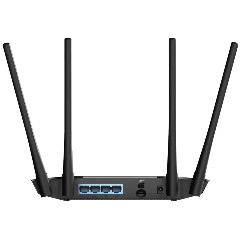 Cudy LT400 4G LTE bezvadu maršrutētājs, Fast Ethernet, vienas joslas (2.4 GHz), melns