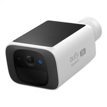 Eufy SoloCam S220 — bezvadu āra drošības kamera ar saules paneli