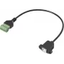 Renkforce USB 2.0 adaptera kabelis [1x 2.0 ligzda B - 1x spailes savienojums] RF-6443972 30 cm