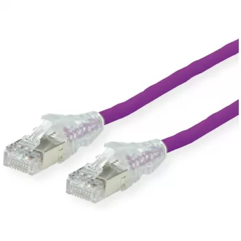 Datwyler - Patch-Cable - RJ-45 (Tēviņš) uz RJ-45 (Tēviņš) - 15 m - SFTP, PiMF - CAT 6 - Bezhalogēna, dzīslu - ceriņu (21.05.0614)