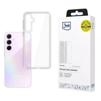 3MK Clear Case caurspīdīgs maciņš Samsung Galaxy A55 5G, plāns un izturīgs