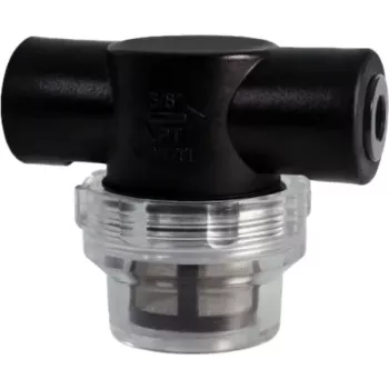 Alphacool ES Inline daļiņu filtrs 2x G1/4 iekšējā vītne (13888)