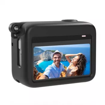 Puluz silikona aizsargmaciņš Insta360 GO 3 lādēšanas futrālim (melns)