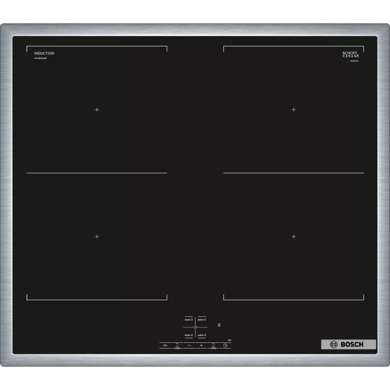 Bosch HEG578BB4 + NVQ645CB6E gatavošanas iekārtu komplekts Indukcijas plīts Elektriskā cepeškrāsns