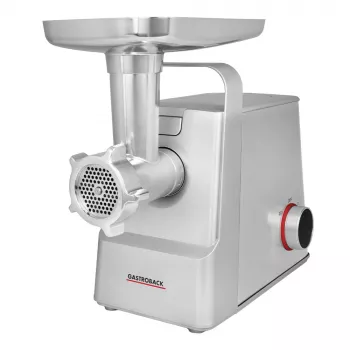 Gaļas maļamā mašīna GASTROBACK 41407 — 2100 W, nerūsējošā tērauda korpuss, 2,5 kg/min jauda