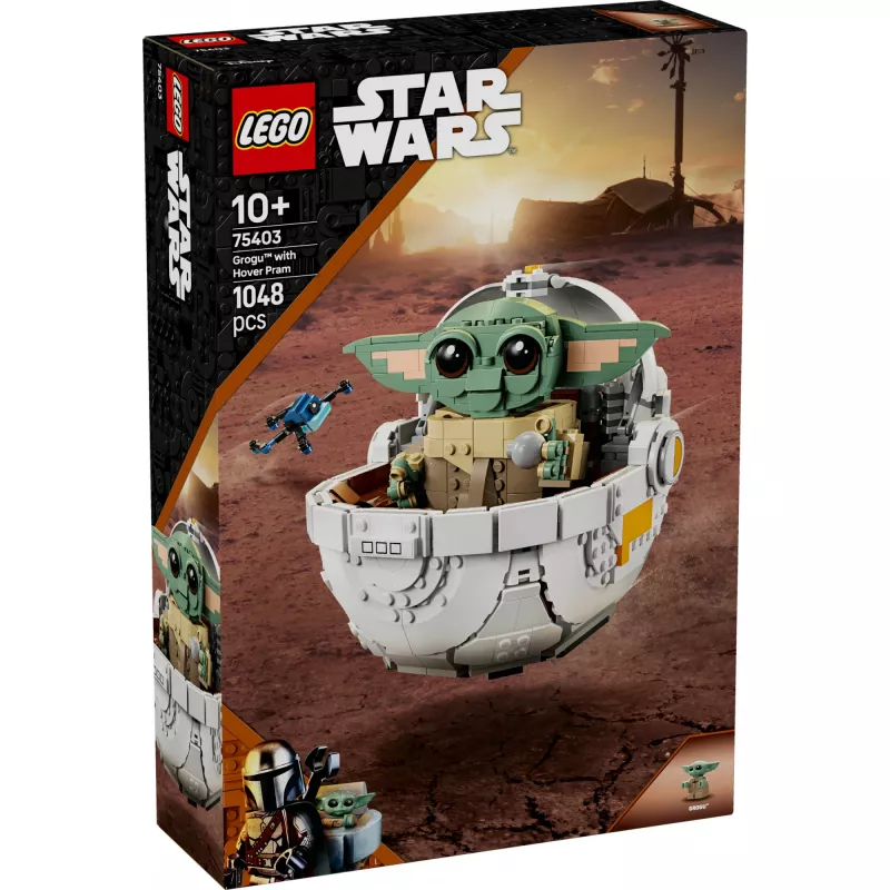LEGO STAR WARS 75403 Grogu ar peldošu ratiņu