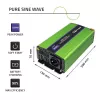 Auto invertors Qoltec Monolith 1200 W Zaļš 12 V