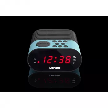Modinātājradio Lenco CR-07 Melns Zils