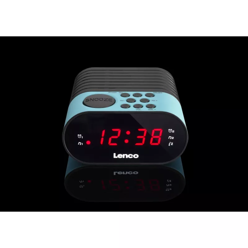 Modinātājradio Lenco CR-07 Melns Zils