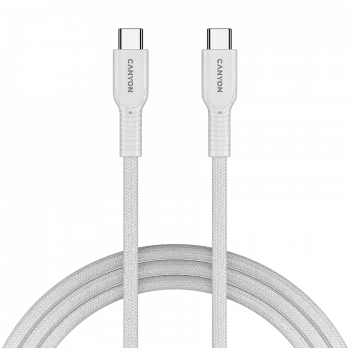 CANYON OnWire 60CL C-C 60W pīts kabelis 1m Balts