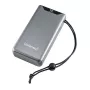 Power bank Intenso 7332054 — 20000 mAh, PD 3.0 & QC 3.0, 20 W, USB-A + USB-C, pelēks