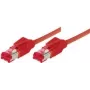 Tecline 73601R Ethernet Patch Kabelis Sarkans