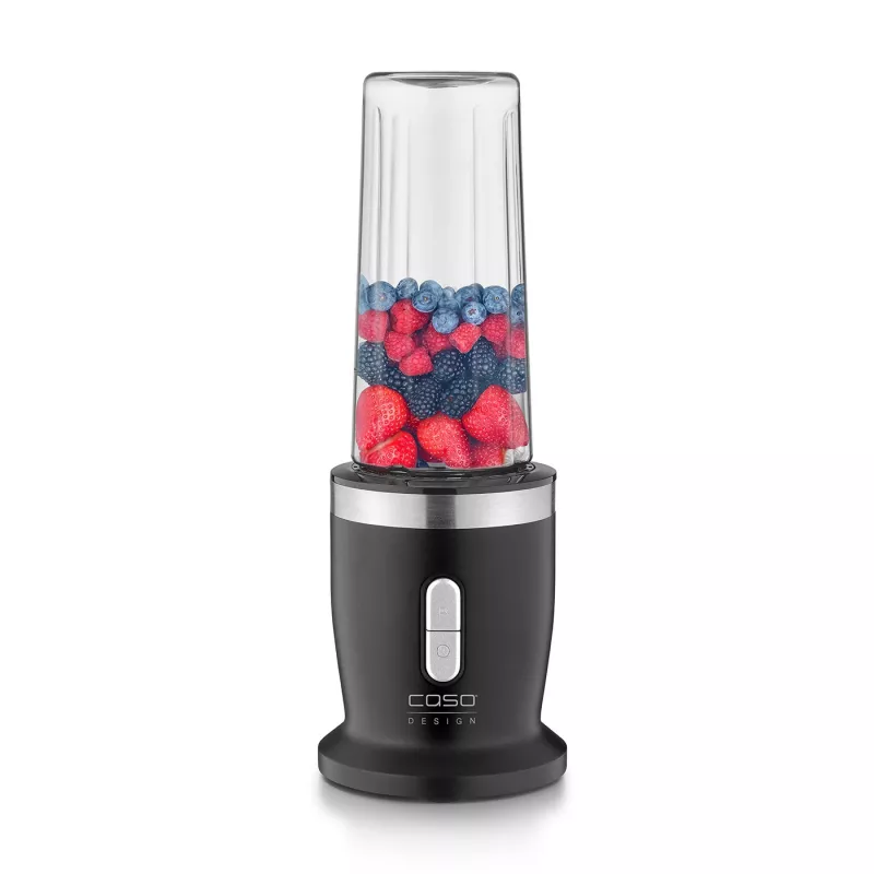 Caso Cordless Blender | Click & Blend | Galda blenderis | 240 W | Tritan trauks | 0,5 L | Nerūsējošais tērauds/Melns matēts