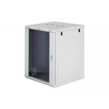 Sienas montāžas skapis 19 inch DN-37114, 16U, 600x600x785 mm, pelēks
