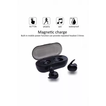 Bezvadu austiņas V.Silencer Ture True Wireless Earbuds melns/sarkans