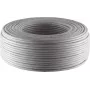 Telefona kabelis ShiverPeaks 76840-25 2x2x0,6 mm sienas montāžai