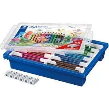 Krāsainais zīmulis Staedtler 187 G288 — grafīta/krāsas rakstīšanas un zīmēšanas zīmulis, Vācija