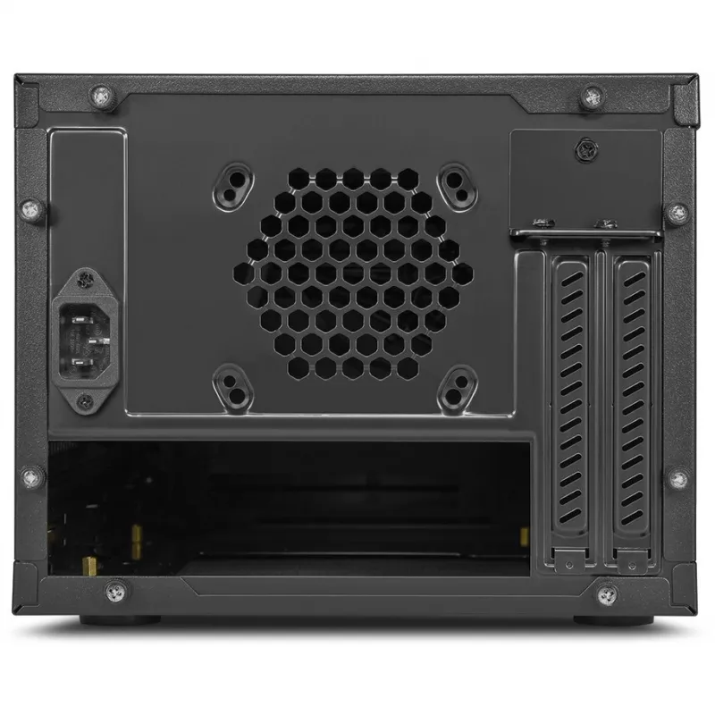 Sharkoon QB One Melns - Mini-ITX korpuss ar 1x 120mm ventilatoru