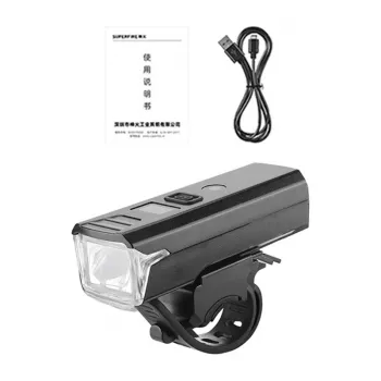 Superfire D6 (BL56-B) LED priekšējais velo lukturis – kompakts, uzlādējams