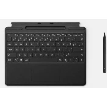 Microsoft Surface Pro Flex Type Cover Y8U-00006 ar Surface Slim Pen 2, melns