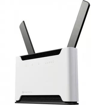 MikroTik Chateau LTE18 - Bezvadu maršrutētājs - 5 portu slēdzis - GigE, 2,5 GigE - Wi-Fi 5, Wi-Fi 6 - Divjoslu (S53UG+5HAXD2HAXD-TC&EG18-EA)