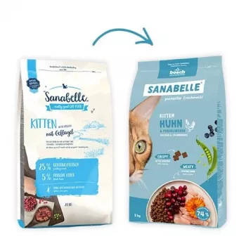 Sausā barība kaķiem Bosch Sanabelle Life Kitten ar vistu un dzērvenēm, 8 kg