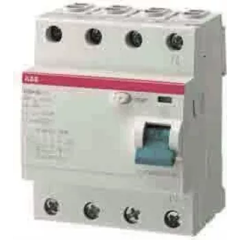 ABB STOTZ-KONTAKT Noplūdes strāvas automātiskais slēdzis 4p, F tips, 63A, 30mA F204F-63/0 (2CSF204325R1630)