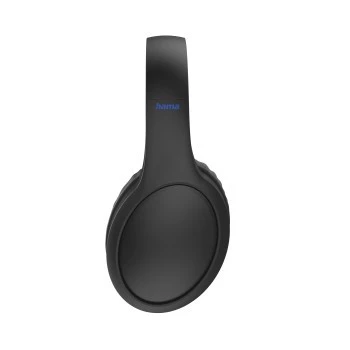 Hama 00184160 Bezvadu un vadu austiņas ar USB Type-C Bluetooth, melnas/zilas