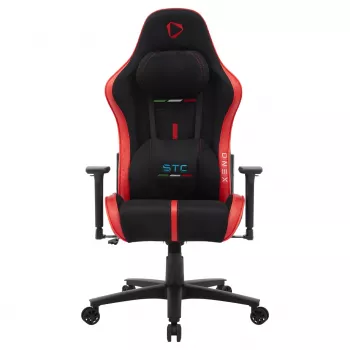ONEX STC Alcantara L Series biroja/datorspēļu krēsls, melns/sarkans